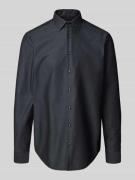 Jake*s Regular Fit Business-Hemd mit Kentkragen in Anthrazit, Größe 41...