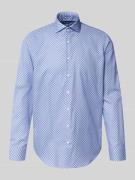 Jake*s Regular Fit Business-Hemd mit Haifischkragen in Bleu, Größe 39/...