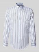 Jake*s Slim Fit Business-Hemd mit Kentkragen in Weiss, Größe 39/40