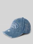 Von Dutch Basecap mit Baumwoll-Anteil Modell 'DAD BASEBALL' in Jeansbl...