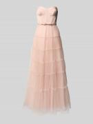 Hey Kyla Corsagenkleid im Stufen-Look in Hellrosa, Größe 32