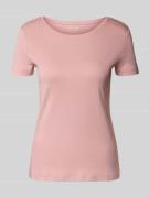 Christian Berg Woman T-Shirt mit geripptem Rundhalsausschnitt in Altro...