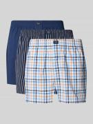 MCNEAL Boxershorts mit Label-Detail im 3er-Pack in Marine, Größe XXL
