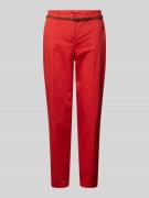 Christian Berg Woman Slim Fit Stoffhose mit verkürztem Schnitt in Rot,...
