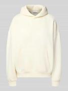 Review Hoodie mit überschnittenen Schultern und Känguru-Tasche in Offw...