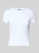 Review T-Shirt mit Rundhalsausschnitt in Weiss, Größe L