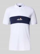 Ellesse Slim Fit Poloshirt mit Label-Print Modell 'MACKENNA' in Weiss,...