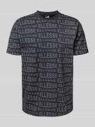 Ellesse T-Shirt mit Label-Prints Modell 'DISTORTA' in Black, Größe L