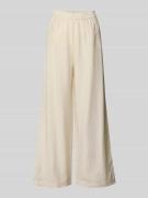 MSCH Copenhagen High Waist Stoffhose mit Leinen-Anteil Modell 'DISA' i...