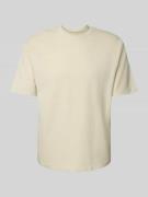 MCNEAL Loose Fit T-Shirt mit Rundhalsausschnitt in Sand, Größe L