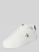 Calvin Klein Jeans Sneaker mit Label-Details in Weiss, Größe 41