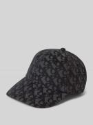 CK Calvin Klein Basecap mit Label-Strukturmuster in Black, Größe 1
