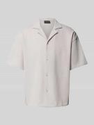 Pegador Relaxed Fit Freizeithemd in Ripp-Optik Modell 'TROY' in Hellgr...