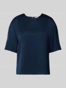 Tommy Hilfiger Relaxed Fit Bluse aus Satin in Marine, Größe 34
