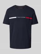 Tommy Hilfiger Regular Fit T-Shirt aus reiner Baumwolle in Marine, Grö...