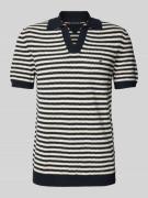 Tommy Hilfiger Regular Fit Poloshirt mit Strukturstrick in Black, Größ...