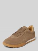 BOSS Low Top Sneaker aus echtem Leder in Beige, Größe 41