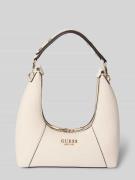 Guess Handtasche mit Label-Applikation Modell 'CALISTA' in Ecru, Größe...