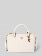Guess Handtasche mit Steppnähten Modell 'ADELASIA' in Ecru, Größe 1