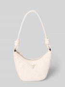 Guess Handtasche mit Steppnähten Modell 'ADELASIA' in Ecru, Größe 1