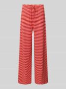 Jake*s Casual Straight Leg Pyjama-Hose mit Tunnelzug in Kirsche, Größe...