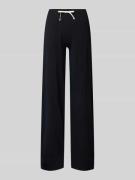 Review Sweatpants mit elastischem Bund in Black, Größe L