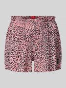 HUGO Pyjama-Shorts mit elastischem Bund Modell 'NIKKA' in Pink, Größe ...