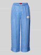 HUGO Relaxed Fit Pyjama-Hose aus reinem Lyocell Modell 'Kleo' in Blau,...