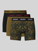 HUGO Boxershorts mit elastischem Logo-Bund im 3er-Pack in Khaki, Größe...