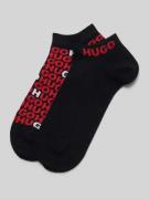 HUGO Sneakersocken mit Label-Detail im 2er-Pack in Black, Größe 39-42