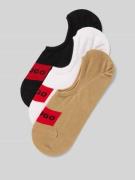 HUGO Sneakersocken im 3er-Pack mit Logo-Details in Beige, Größe 39-42
