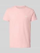 Pepe Jeans Slim Fit T-Shirt aus Baumwoll-Mix in Rosa, Größe L