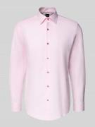 BOSS Slim Fit Businesshemd aus Baumwoll-Elasthan-Mix in Hellrosa, Größ...