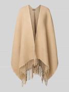 JOOP! Stola mit Fransen Modell 'AZRA' in Beige, Größe 1