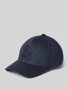 HUGO Basecap mit Label-Stitching Modell 'Jude' in Marine, Größe 1