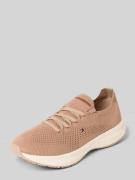 Tommy Hilfiger Low Top Sneaker in Strickoptik in Taupe, Größe 36