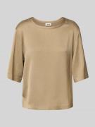 Drykorn Blusenshirt mit 3/4-Ärmel Modell 'DIEDRA' in Camel, Größe 34