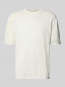 Drykorn Strickshirt mit Strukturmuster Modell 'Derico' in Offwhite, Gr...