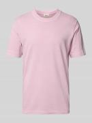 Drykorn T-Shirt mit geripptem Rundhalsausschnitt Modell 'RAPHAEL' in R...