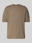 Drykorn Strickshirt mit Strukturmuster Modell 'Derico' in Sand, Größe ...