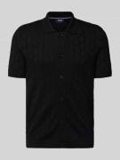 JOOP! Collection Strickjacke mit 1/2-Arm Modell 'Kenoro' in Black, Grö...