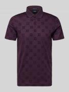 JOOP! Collection Slim Fit Poloshirt mit kurzer Knopfleiste Modell 'Bar...