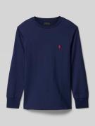 Polo Ralph Lauren Teens Longsleeve mit Label-Stitching in Marine, Größ...