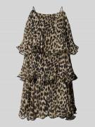 Copenhagen Muse Minikleid im Stufen-Look Modell 'KIRA' in Mittelbraun,...