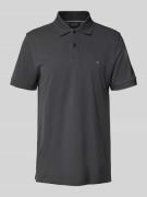 Christian Berg Men Regular Fit Poloshirt mit Logo-Stitching in Anthraz...