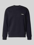 Emporio Armani Sweatshirt mit Label-Stitching in Marine, Größe XL