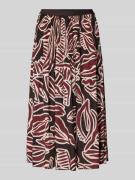 OPUS Midirock mit elastischem Bund Modell 'Ribane' in Dunkelrot, Größe...