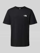 The North Face T-Shirt mit Label-Print in Black, Größe L