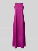 Marc O'Polo Fließendes Maxikleid aus Naia™-Twill in Fuchsia, Größe 36