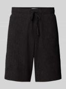 JAKE*S STUDIO MEN Shorts mit elastischem Bund in Black, Größe XL